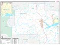 Van Buren, Ar Carrier Route Wall Map